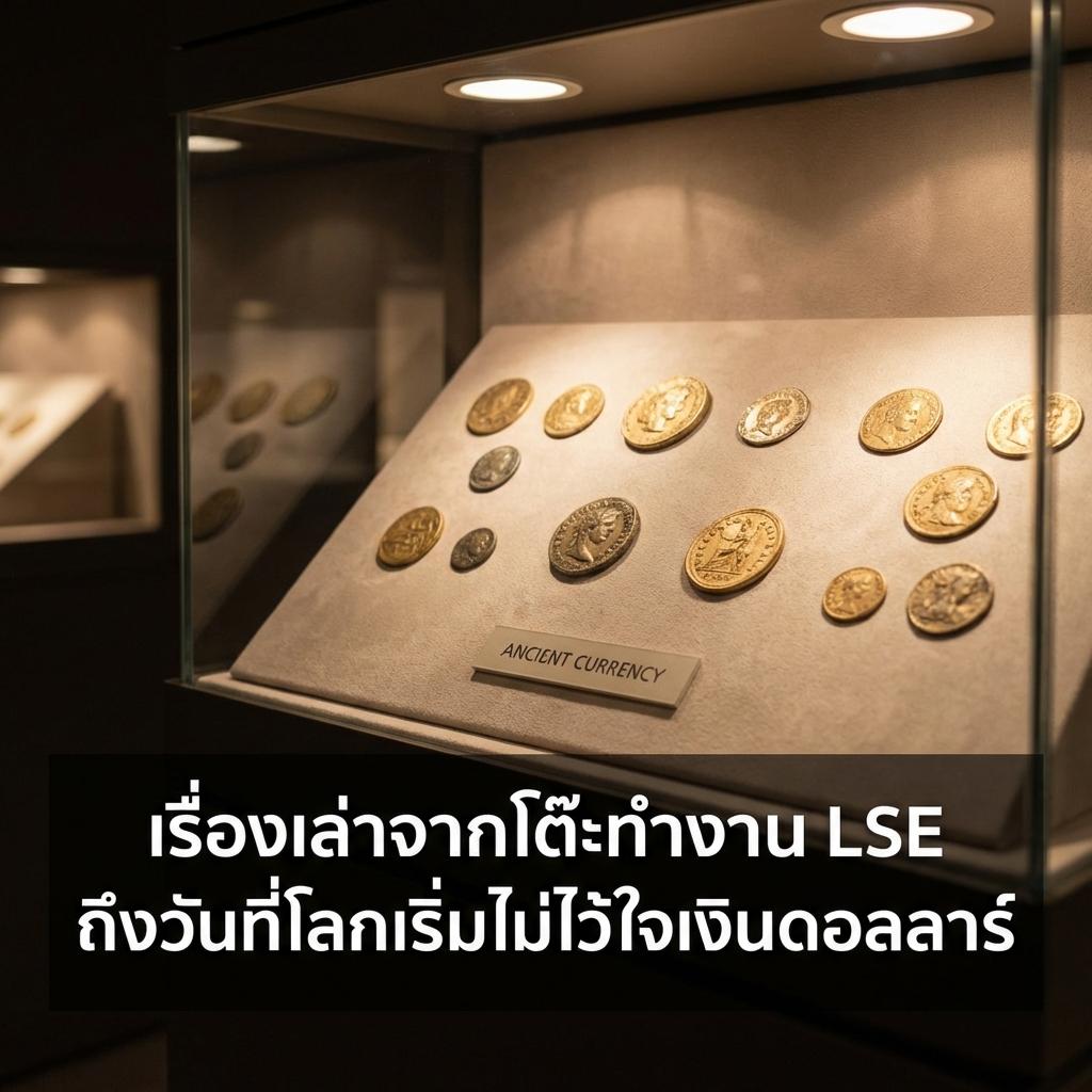 เรื่องเล่าจากโต๊ะทำงาน LSE ถึงวันที่โลกเริ่มไม่ไว้ใจเงินดอลลาร์