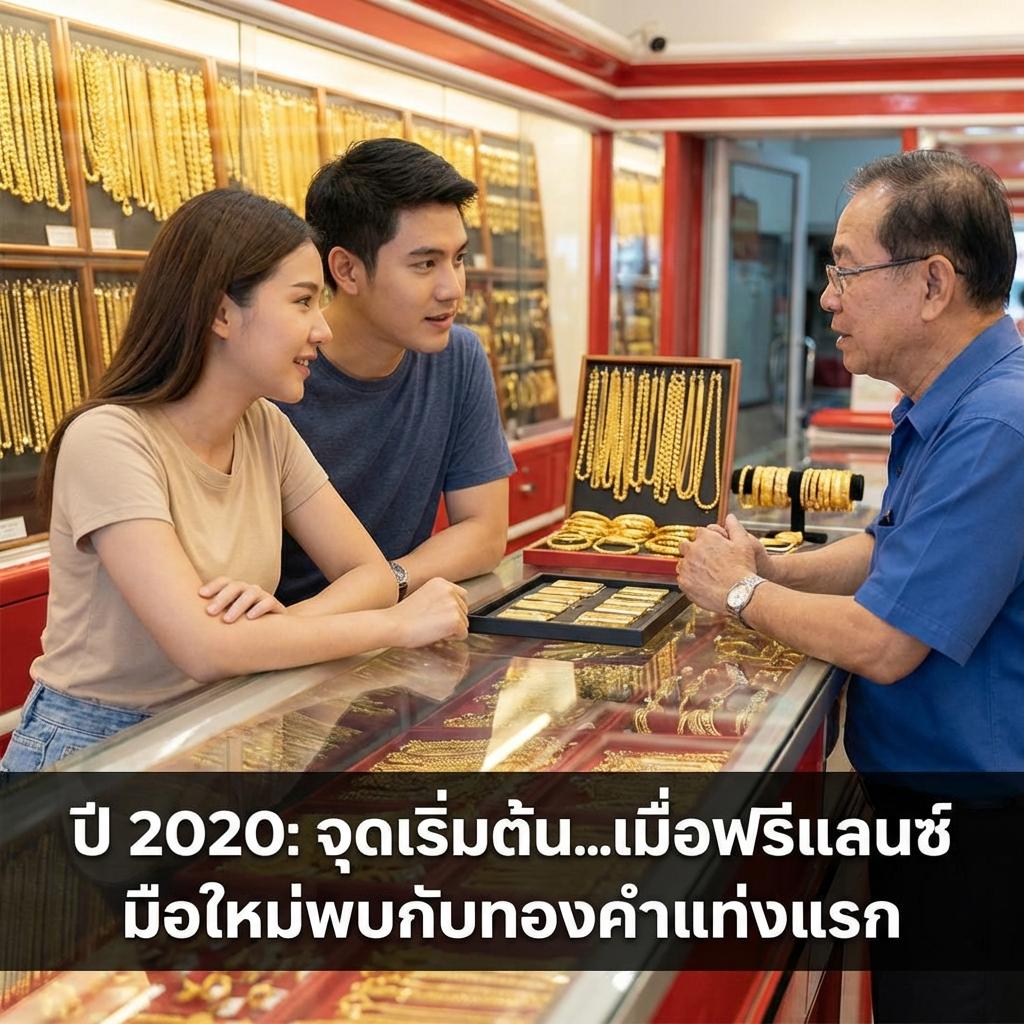 ปี 2020: จุดเริ่มต้น...เมื่อฟรีแลนซ์มือใหม่พบกับทองคำแท่งแรก
