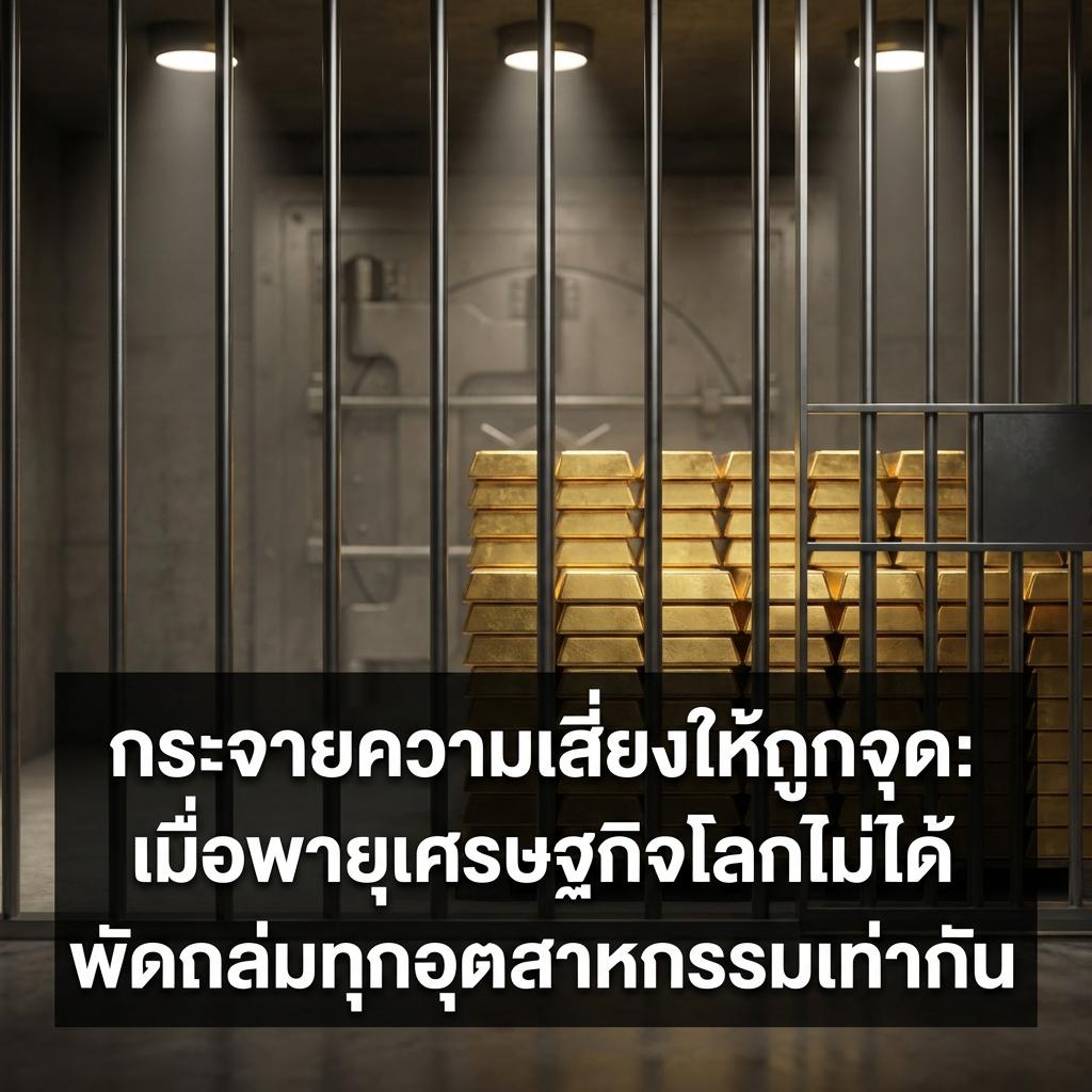 กระจายความเสี่ยงให้ถูกจุด: เมื่อพายุเศรษฐกิจโลกไม่ได้พัดถล่มทุกอุตสาหกรรมเท่ากัน