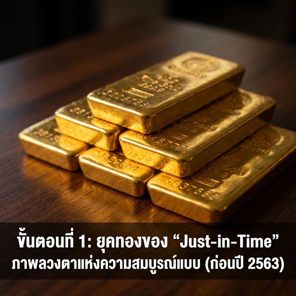 ขั้นตอนที่ 1: ยุคทองของ “Just-in-Time” ภาพลวงตาแห่งความสมบูรณ์แบบ (ก่อนปี 2563)