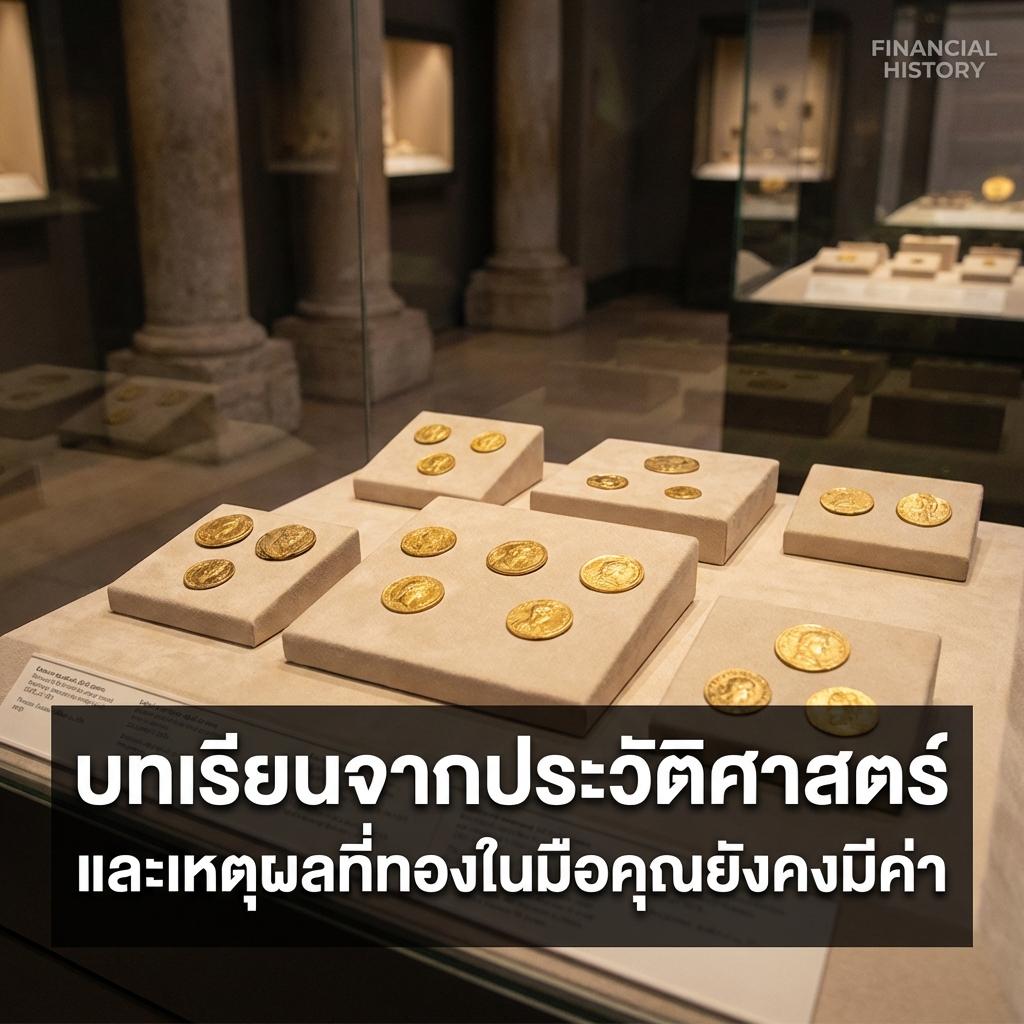 บทเรียนจากประวัติศาสตร์ และเหตุผลที่ทองในมือคุณยังคงมีค่า