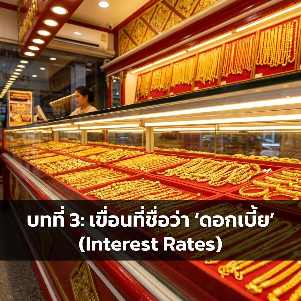 บทที่ 3: เขื่อนที่ชื่อว่า 'ดอกเบี้ย' (Interest Rates)