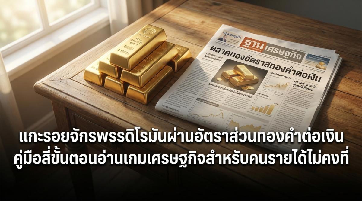 แกะรอยจักรพรรดิโรมันผ่านอัตราส่วนทองคำต่อเงิน คู่มือสี่ขั้นตอนอ่านเกมเศรษฐกิจสำหรับคนรายได้ไม่คงที่