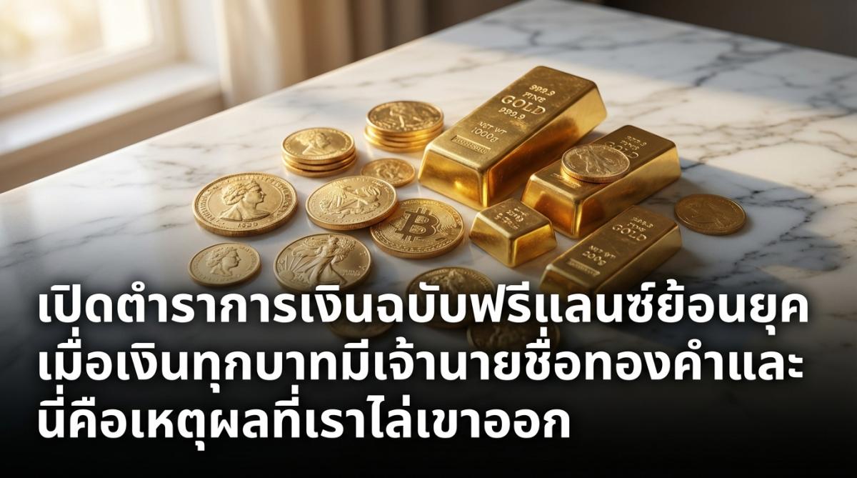 เปิดตำราการเงินฉบับฟรีแลนซ์ย้อนยุค เมื่อเงินทุกบาทมีเจ้านายชื่อทองคำและนี่คือเหตุผลที่เราไล่เขาออก
