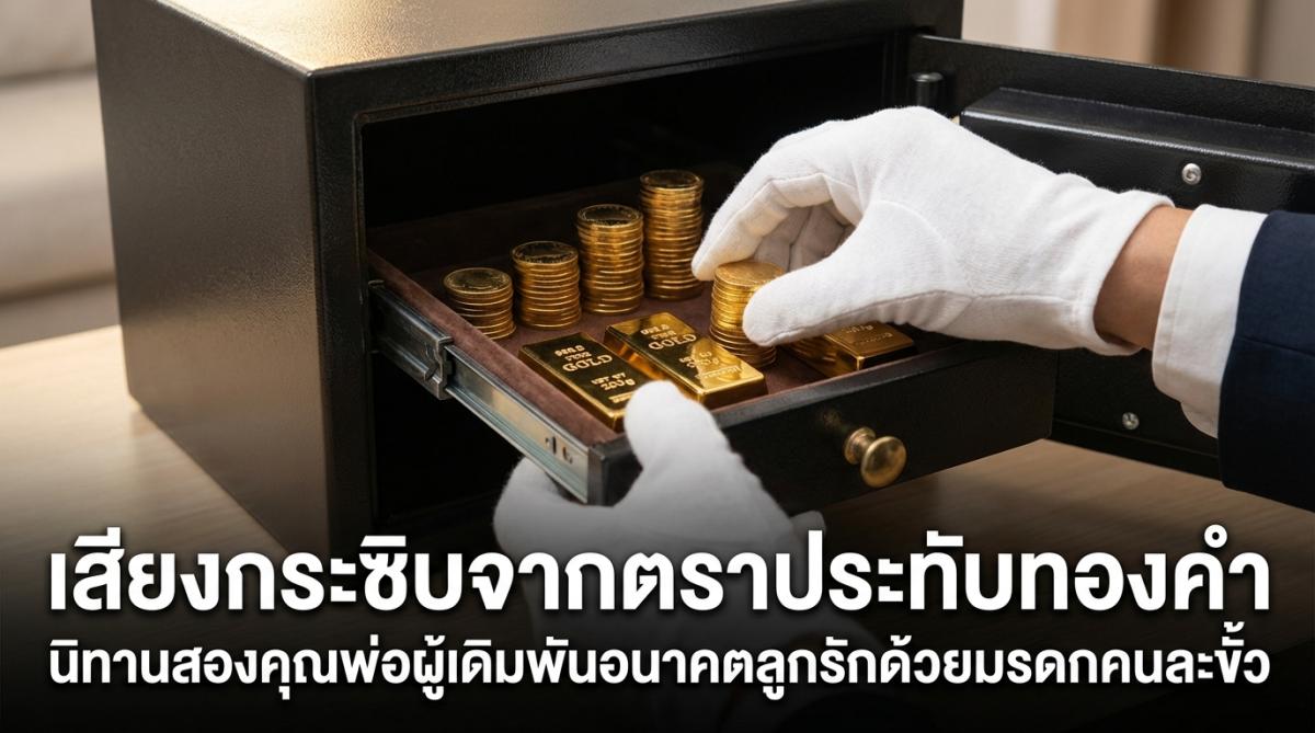 เสียงกระซิบจากตราประทับทองคำ นิทานสองคุณพ่อผู้เดิมพันอนาคตลูกรักด้วยมรดกคนละขั้ว