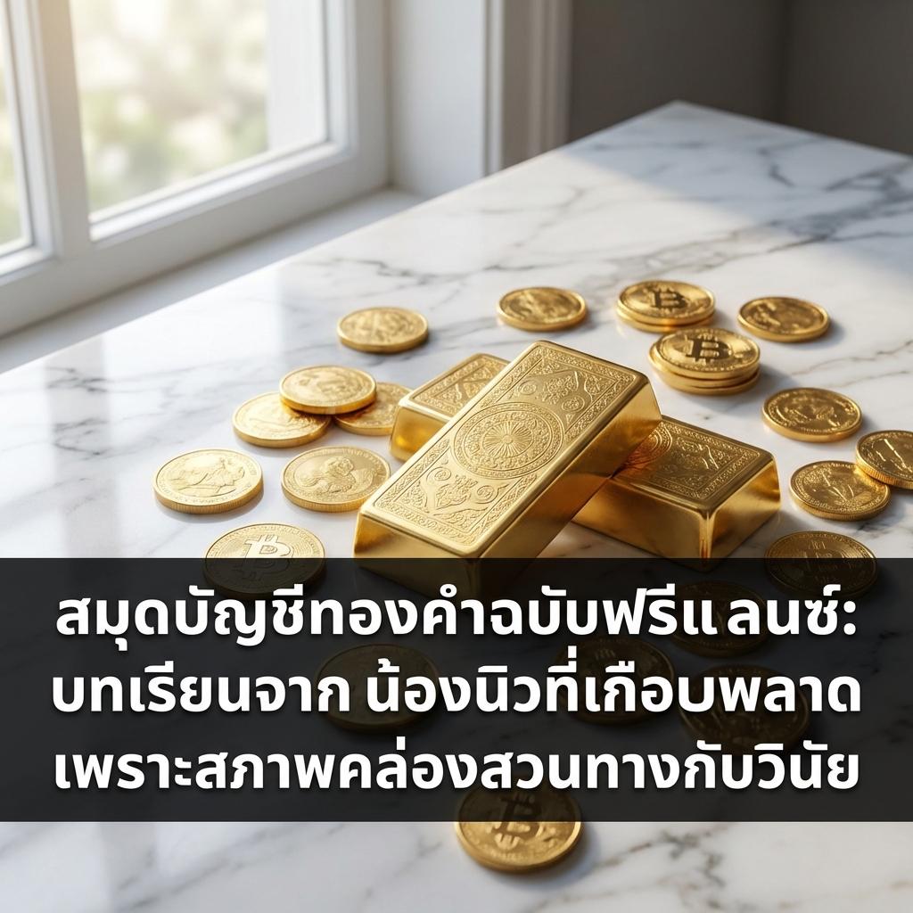 สมุดบัญชีทองคำฉบับฟรีแลนซ์: บทเรียนจากน้องนิวที่เกือบพลาดเพราะสภาพคล่องสวนทางกับวินัย