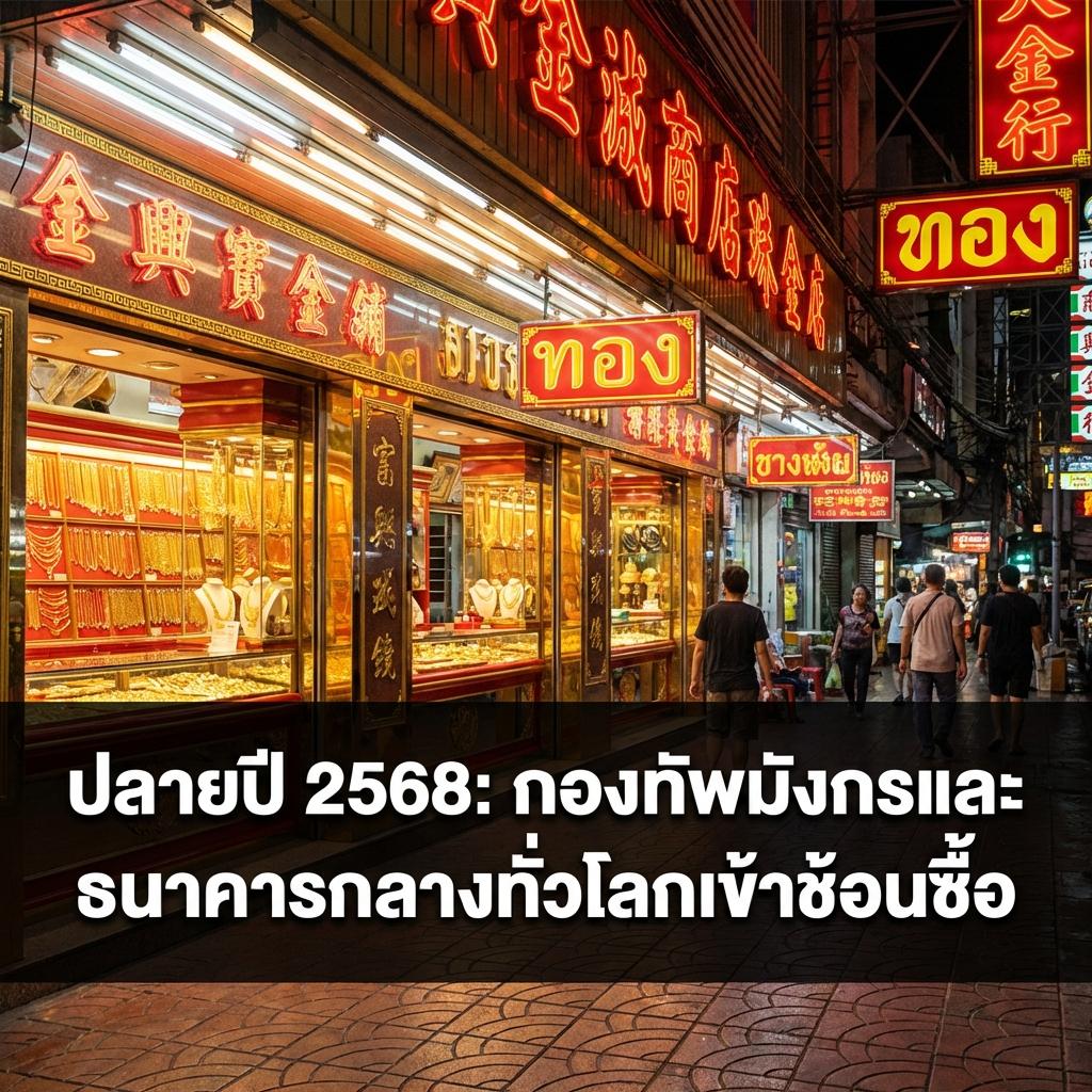 ปลายปี 2568: กองทัพมังกรและธนาคารกลางทั่วโลกเข้าช้อนซื้อ